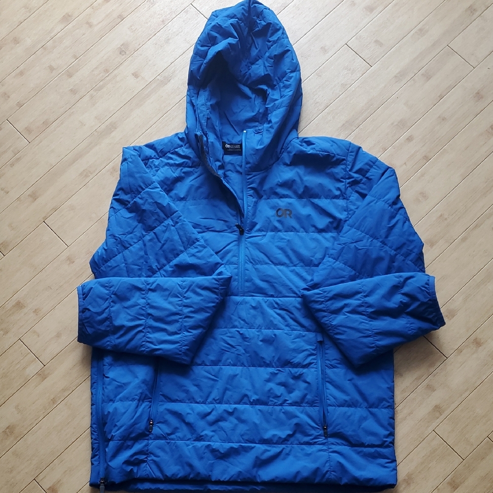 Outdoor Research Men's Blue 1/2 Zip Jacket